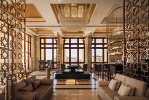 Sittområde i lobbyn