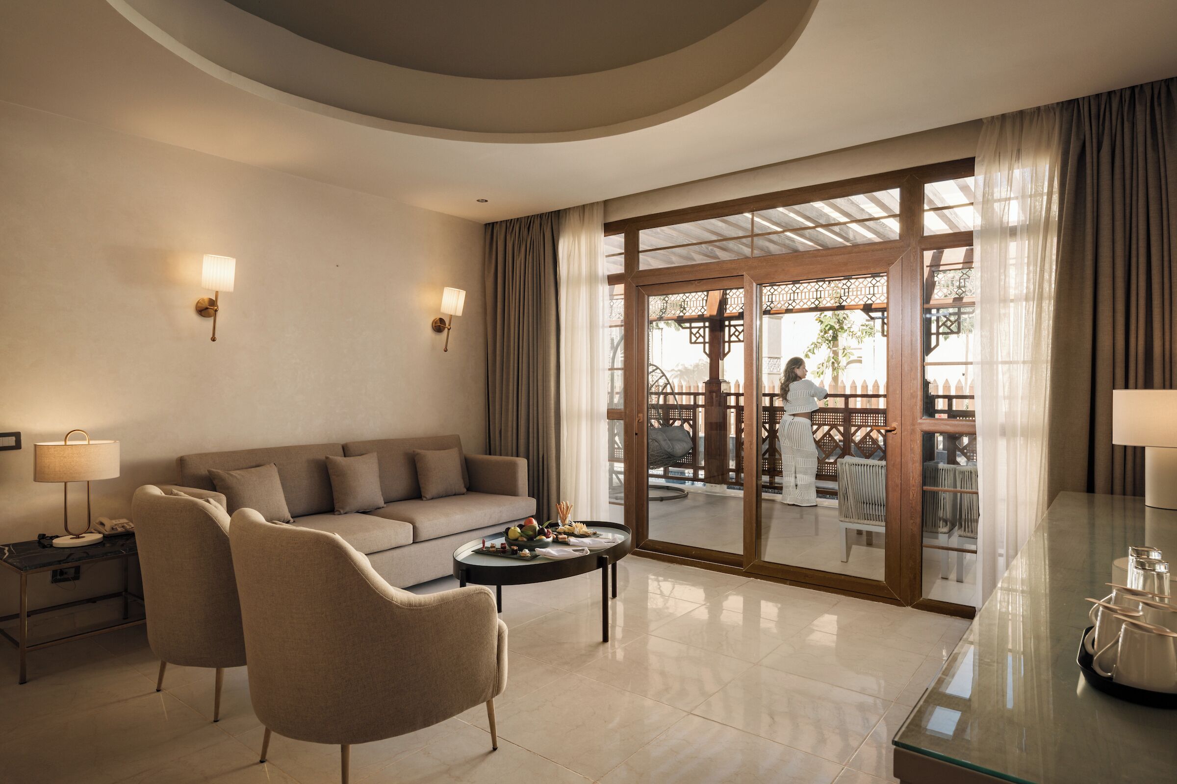 Villa | Ruang tamu | 30 inci sebuah televisyen pintar dengan kabel 