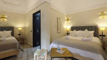 Comfort Triple Room, Courtyard View | In-room safe, blackout curtains, free WiFi