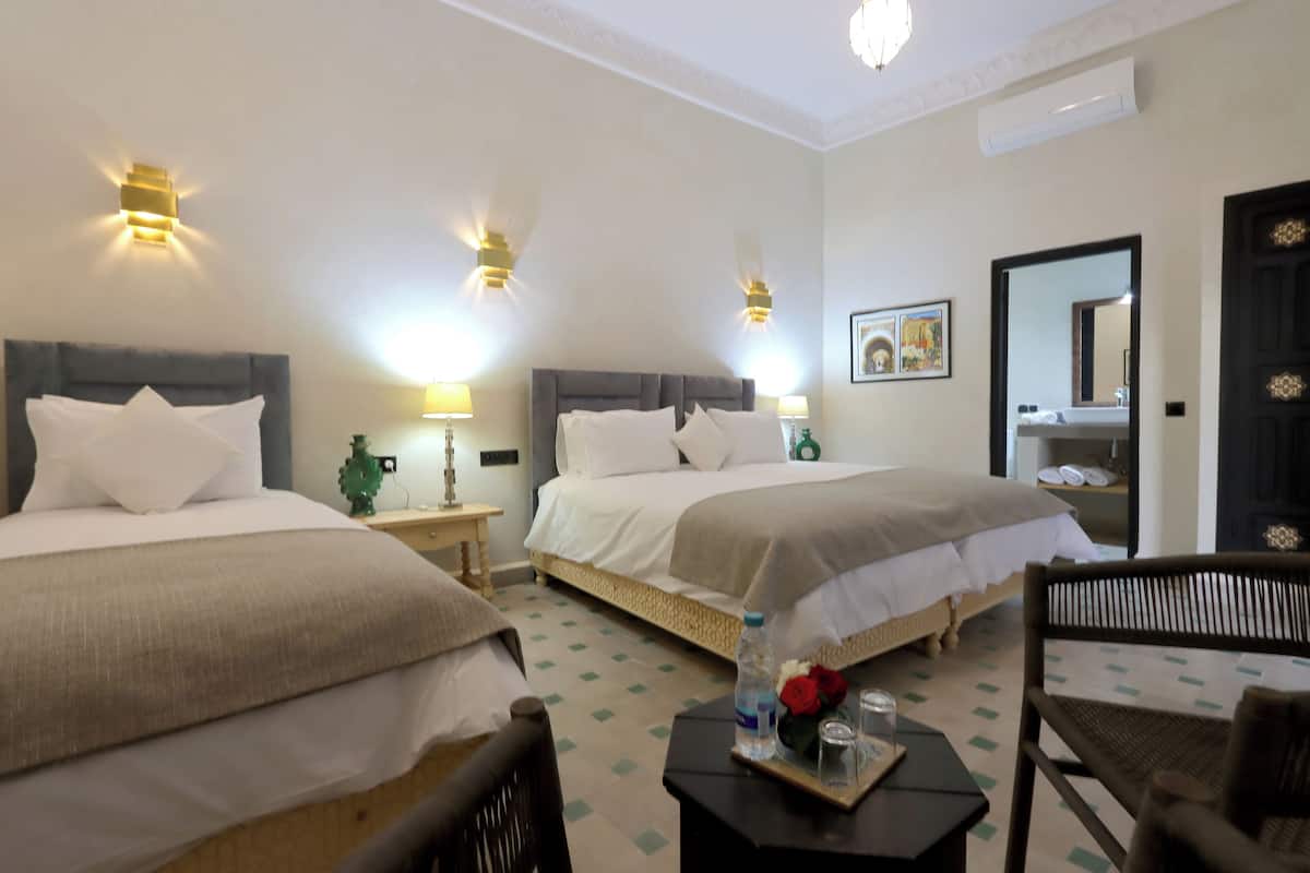 Comfort Triple Room, Courtyard View | In-room safe, blackout curtains, free WiFi