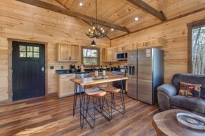 Interior - Cozy 2BD POOL Cabin w/ Hot Tub + Games! Near TOWN! (Sevierville)