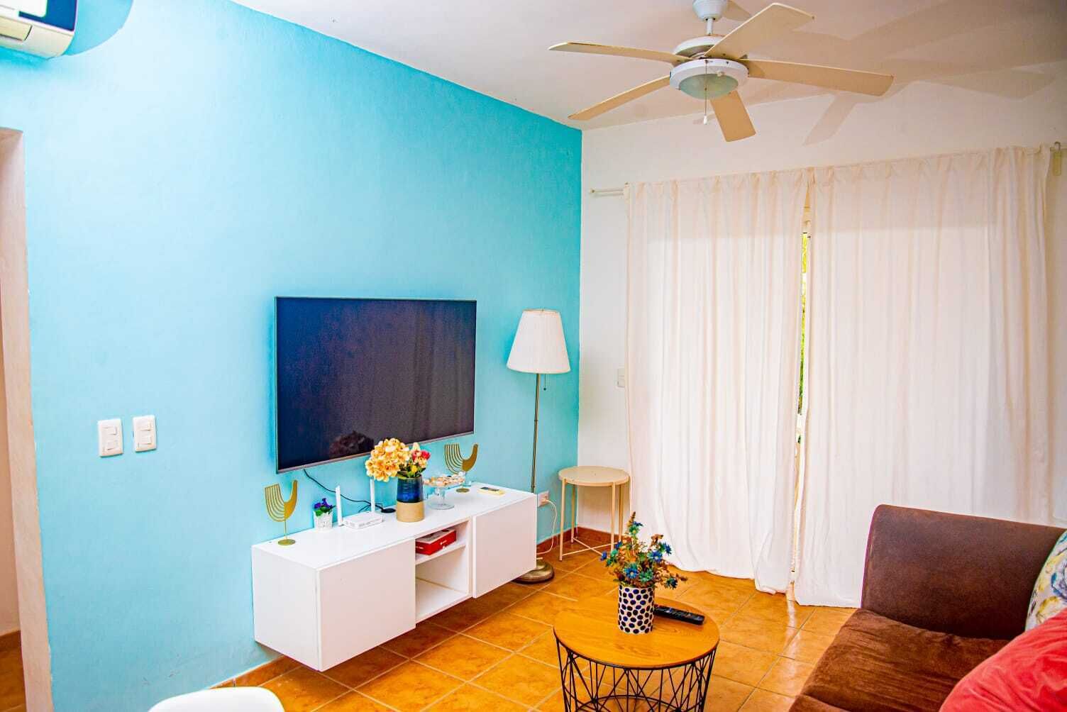 Family Apartment, Private Pool, Garden View | Living area