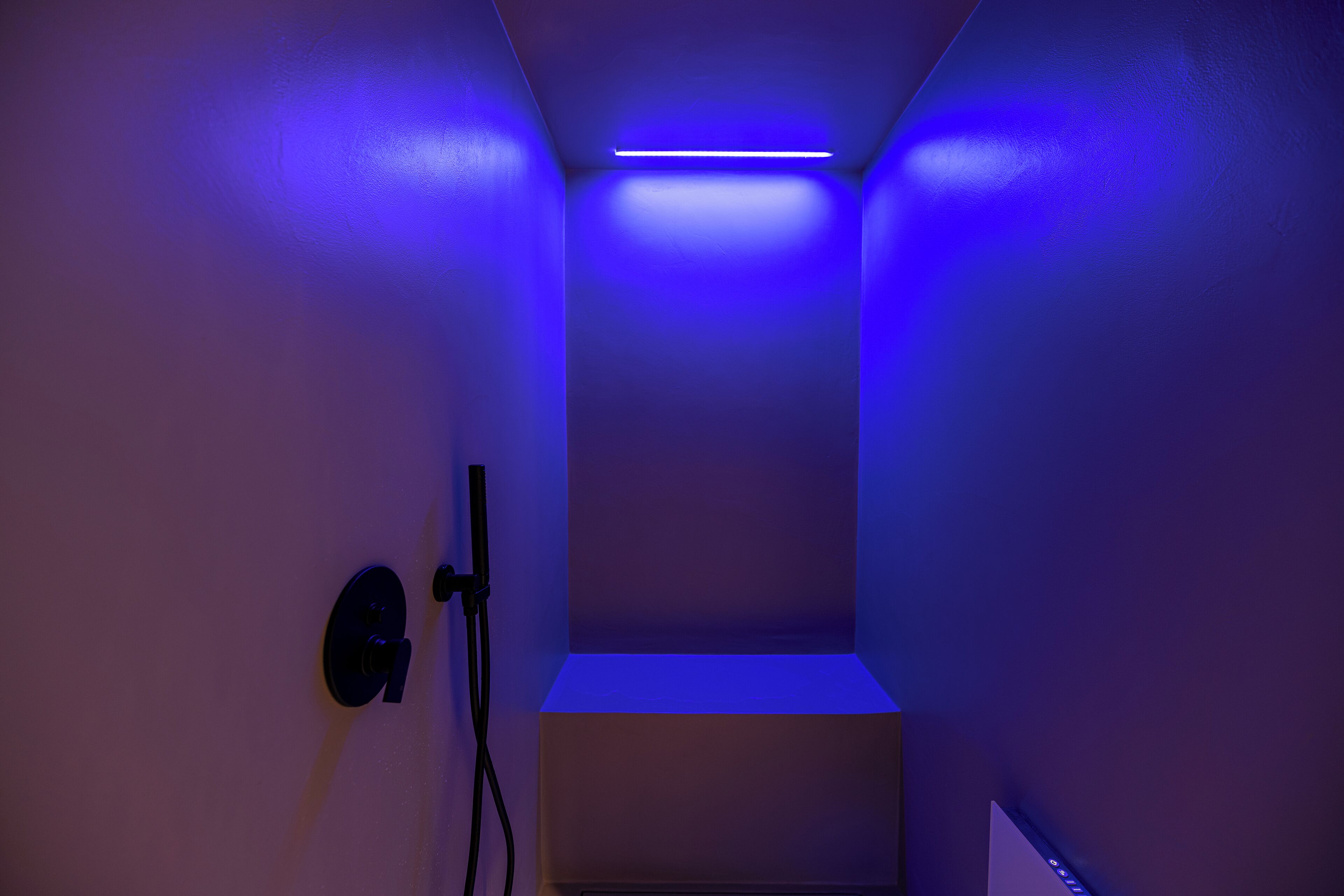 Luxury Suite, Balcony | Bathroom | Shower, hair dryer, slippers, towels