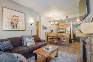 Fireplace - NEW! Tucker Mountain 2 Bedroom Condo #401 (Copper Mountain)