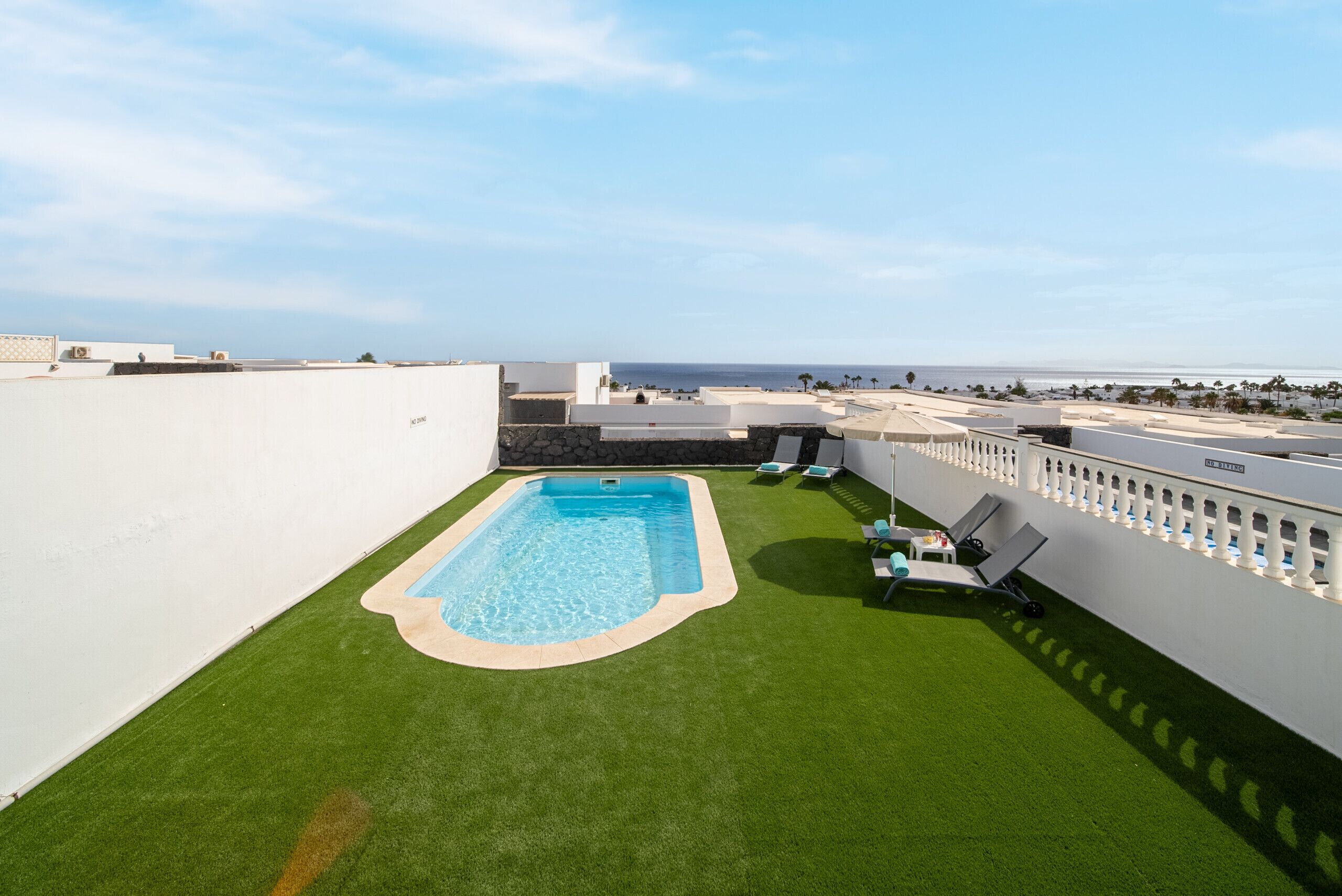 Beheizter Pool