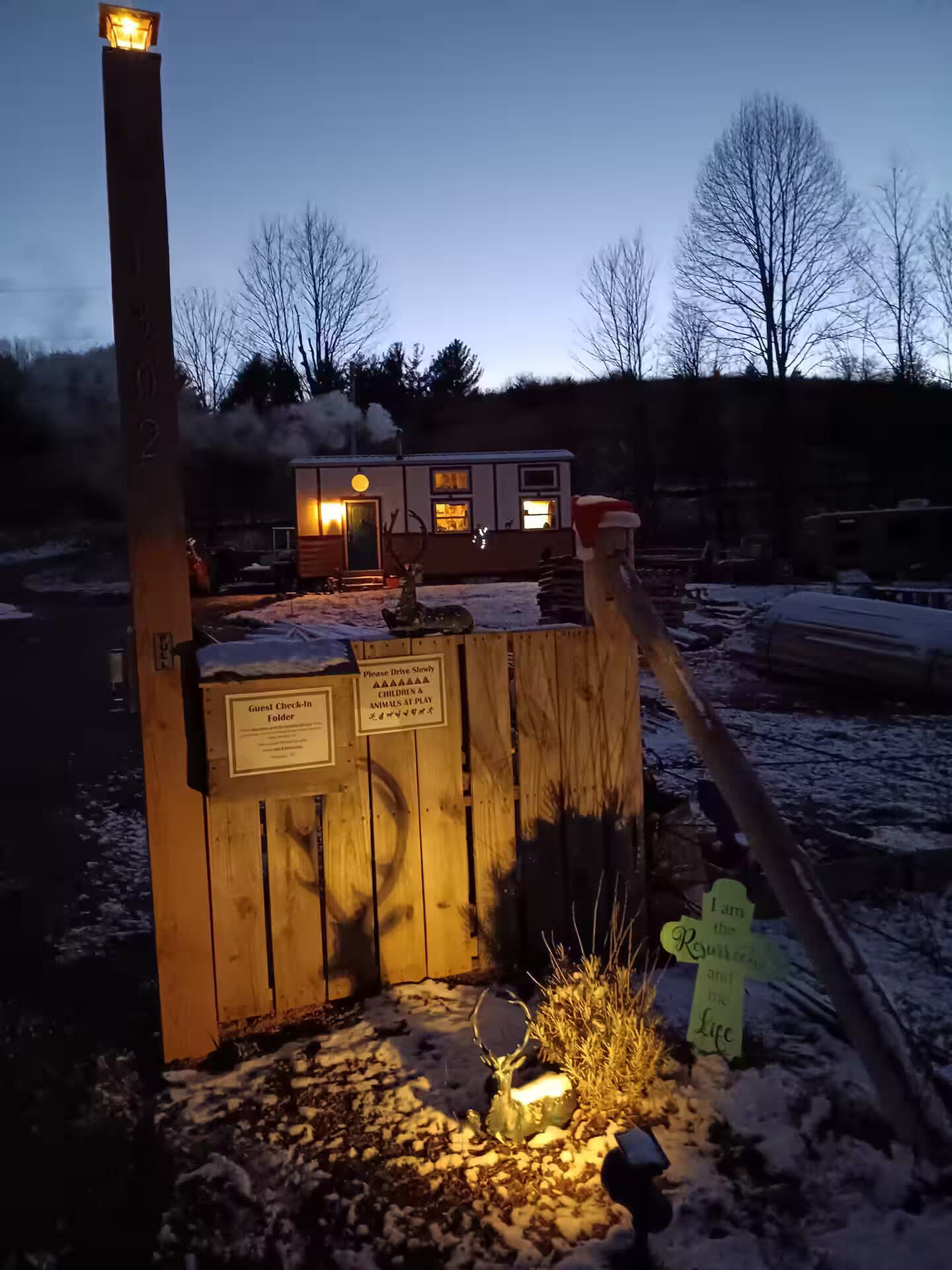 Overnattingsstedets uteområder