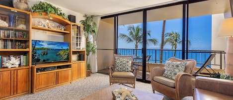 TV connectée, lecteur de DVD, livres, médiathèque