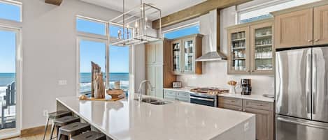 하우스, 바다 전망 | 전용 주방 | 대용량 냉장고, 전자레인지, 오븐, 쿡탑