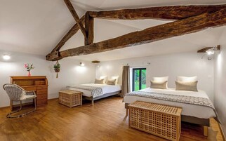 Quadruple Room, Garden View | Blackout drapes, free WiFi