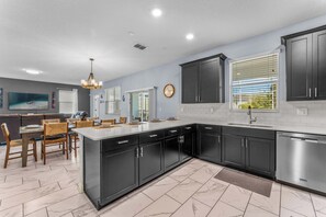 House, Multiple Beds, Pool Access, Pool View (Ohana Memories At Championsgate) | Private kitchen - Ohana Memories At Championsgate (Davenport)