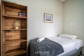 Apartemen Basic | 2 kamar tidur dan Wi-Fi gratis