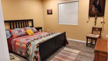 Iron/ironing board, WiFi, bed sheets