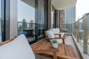 Terrace/patio - Glamorous 1BR at Sparkle Tower (Dubai)