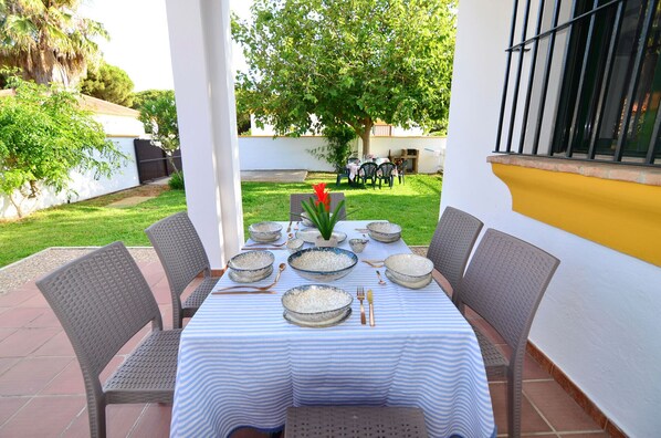 Opções para refeição ao ar livre