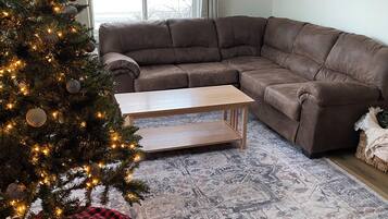 Smart-tv och eldstad