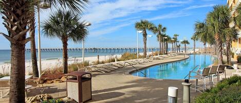 Condo, Multiple Beds (Calypso 3-1006) | Pool | A heated pool