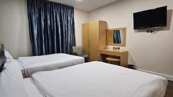 Peti besi dalam bilik, meja, ruang kerja komputer riba, Wi-fi percuma