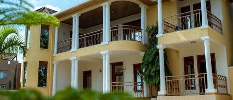 Façade de l’hébergement