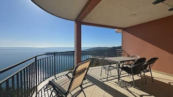 Economy Studio, Balcony, Sea View | Balcony view