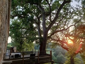 Terrace/patio - Characterful Cottage in Nature with Lake View, Private Pool & Wi-Fi (Bourg de Visa)