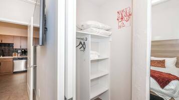 Apartment, Multiple Beds, Kitchen, City View (The 333 Suites 202) | 2 bedrooms, individually decorated, individually furnished