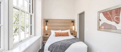 2 habitaciones, decoración personalizada y muebles diferentes