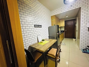 Apartment, 1 Schlafzimmer, Raucher | Speisen