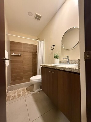 シャワー、ヘアドライヤー、タオル、石鹸