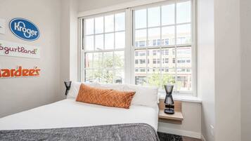 Apartment, 2 Queen Beds, Kitchen, City View (The 333 Suites 203) | 2 bedrooms, individually decorated, individually furnished