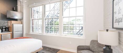 Studio, 1 Queen Bed, Kitchen, City View (The 333 Suites 204) | View from room