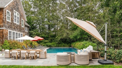 Spacious Bridgehampton Escape with Resort-Style Backyard Oasis