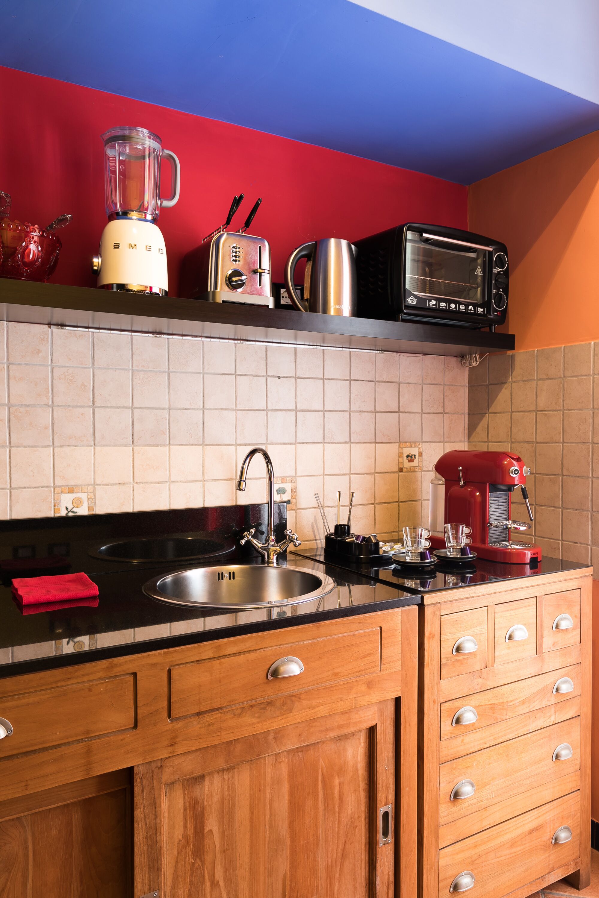 Deluxe-Apartment, 1 Schlafzimmer, Balkon | Eigene Küche