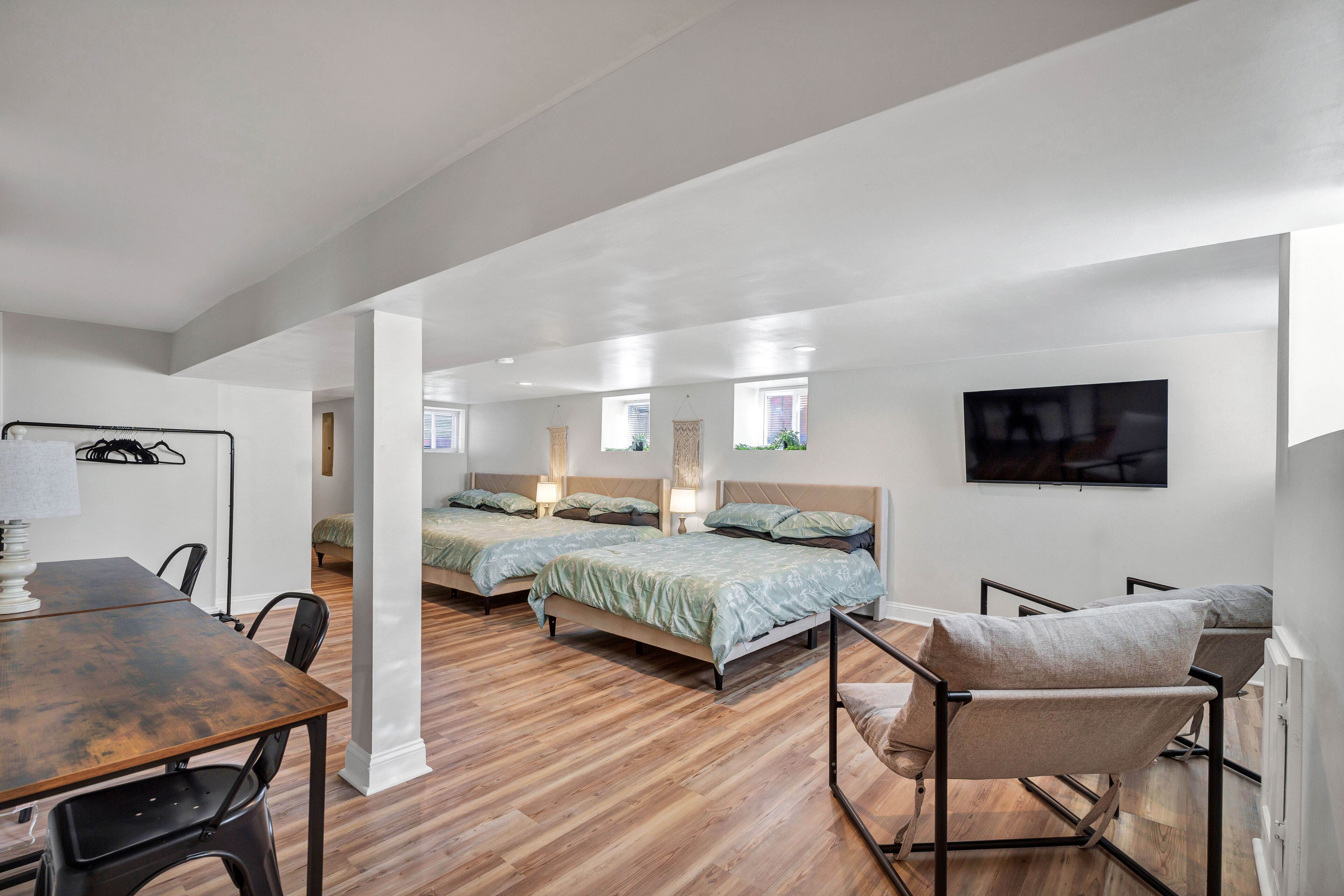 5 bedrooms, iron/ironing board, travel cot, free WiFi