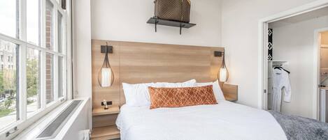 Apartment, Multiple Beds, Kitchen, City View (The 333 Suites 301) | 2 bedrooms, individually decorated, individually furnished