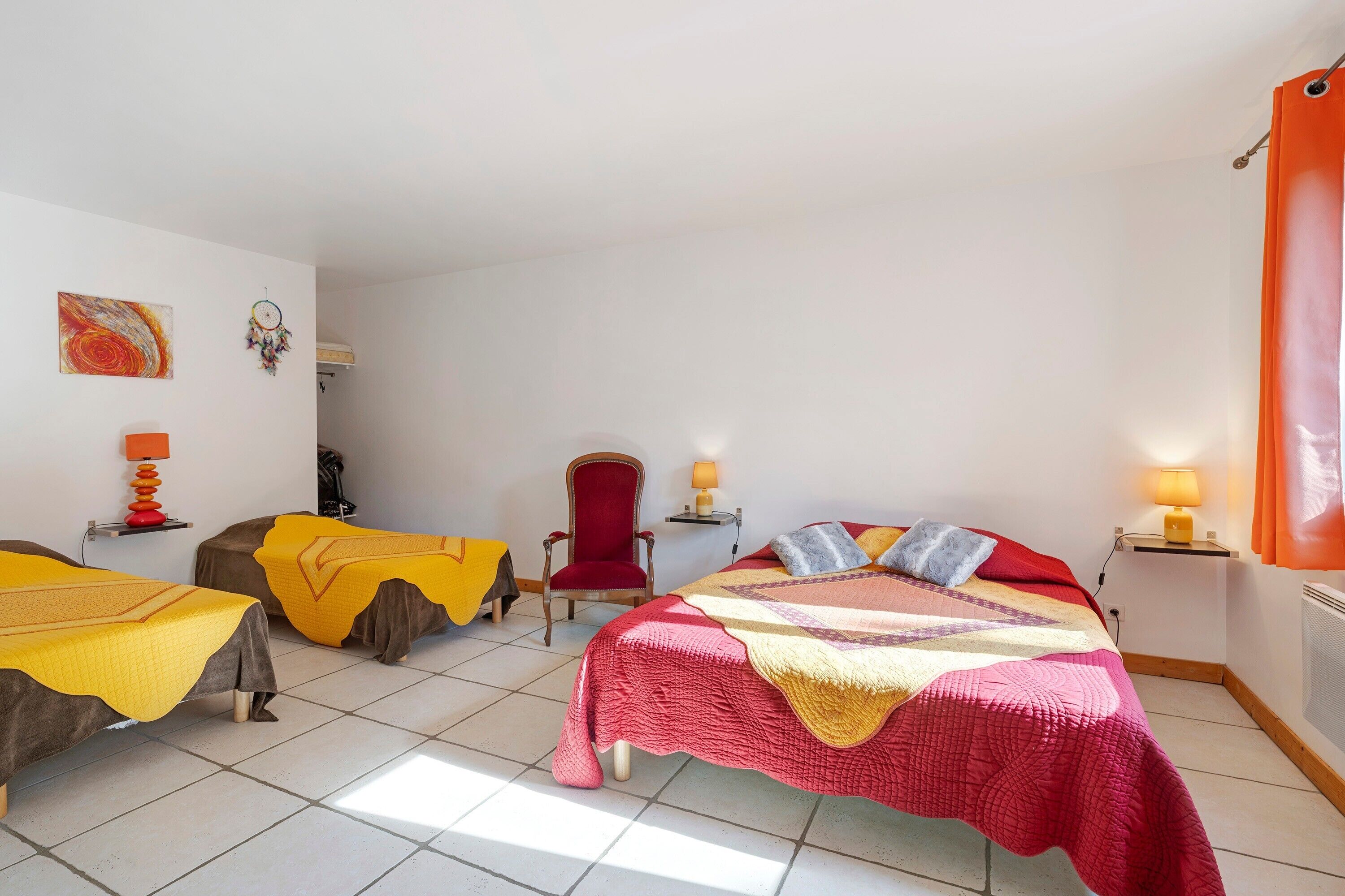 1 chambre, Wi-Fi, literie fournie