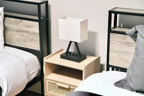 2 habitaciones, escritorio, wifi gratis y ropa de cama 