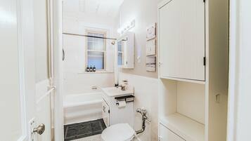 Towels, soap, toilet paper