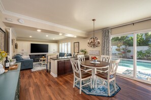 Dining - A whimsical, storybook-themed 4BR pool home designed for unforgettable family stays near Disneyland and Knott’s Berry Farm. (La Palma)