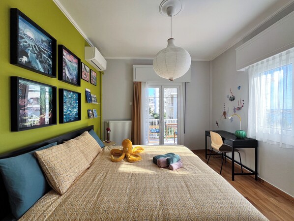 2 間睡房、書桌、熨斗/熨衫板、免費 Wi-Fi