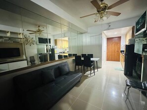 شقة - غرفة نوم واحدة - للمدخنين | غرفة المعيشة