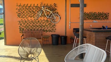 Stuga - utsikt mot bergen | Terrass/Patio