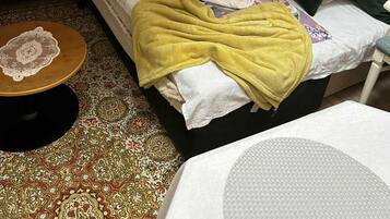 1 camera, una scrivania, ferro/asse da stiro, culla da viaggio