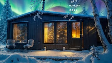 Superior-chalet, näköala laaksoon | Terassi/patio