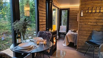 Cheminée, chauffage par le sol