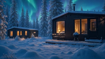 高級木屋, 山谷景觀 | 露台/庭院