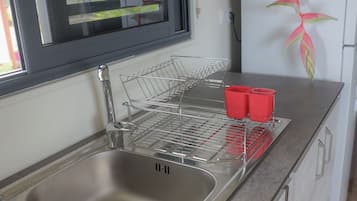 Familienbungalow, Balkon, Meerblick | Eigene Küche