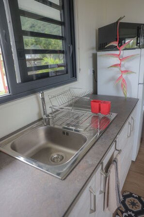 家庭單棟小屋, 露台, 海景 | 私人廚房