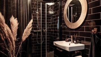 Towels, soap, toilet paper