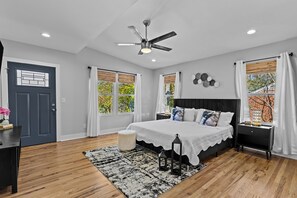 5 chambres, fer et planche à repasser, Wi-Fi, draps fournis