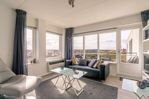 Apartment | Living room - 4-person Apartment With Island View (De Koog)